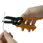 Alicate Portátil BEST-5021 para Cravar e Descarnar Cabos de 0.6 a 2.6mm, BEST-5021