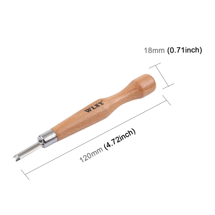 Conjunto WLXY de 12 Cinzéis para Entalhe em Madeira, Ferramentas Básicas para Trabalho Manual com Carimbos de Borracha, WL-9330