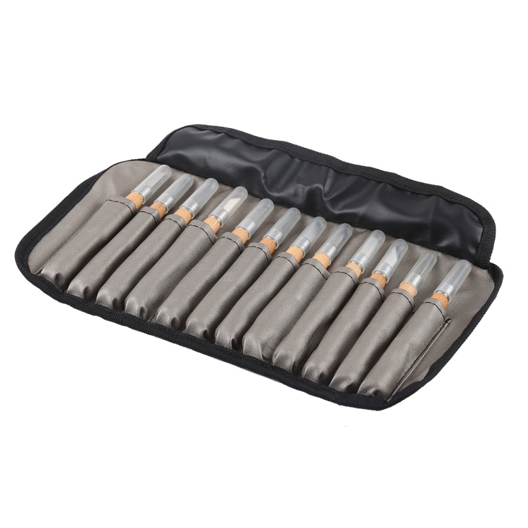 Conjunto WLXY de 12 Cinzéis para Entalhe em Madeira, Ferramentas Básicas para Trabalho Manual com Carimbos de Borracha, WL-9330