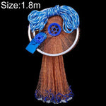 Rede de Pesca com Cordas de Pneu 360 Help Throw, Altura: 1,8m, Cordas de Pneu 360 Help Throw