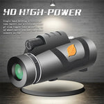 Moge 12x50 Telescópio Monocular Profissional HD Visão Noturna com Tripé, Moge 12x50 com Tripé