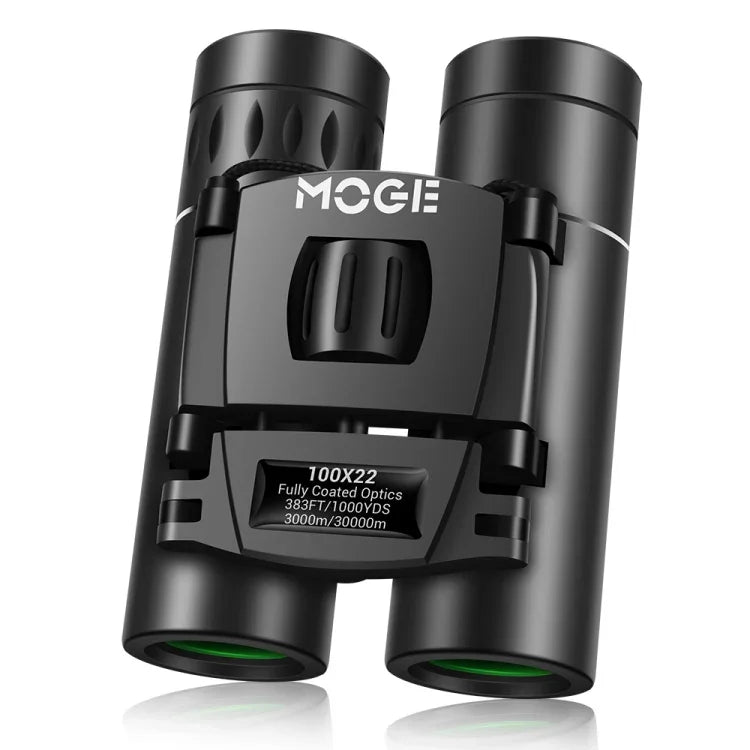 Moge 100x22 Binóculo Profissional HD para Exterior, Moge 100x22