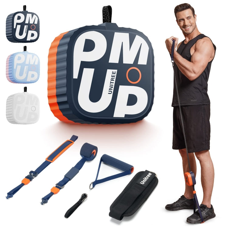Bomba Portátil Unitree para Ginásio em Casa, Máquina de Cabo com Resistência Ajustável 4.4-44lbs, Bomba (Azul Escuro), Bomba (Azul Laranja), Bomba (Branco), Bomba (Rosa)