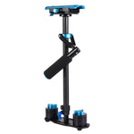 PULUZ Estabilizador Manual em Fibra de Carbono 38,5-61cm para DSLR & DV Vídeo Digital & Câmaras, Capacidade: 0,5-3kg, P60T Azul, P60T Vermelho