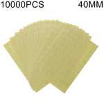 10000 PCS Transparent Round Shape Self-adhesive Sealing Sticker, Diameter: 40mm, Diameter: 40mm