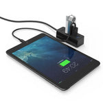 ORICO W5P-U3-30 Hub de Secretária USB 3.0 com 4 Portas e Cabo Micro USB de 30cm para Alimentação, W5P-U3-30 Preto