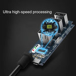 ORICO W5P-U3-30 Hub de Secretária USB 3.0 com 4 Portas e Cabo Micro USB de 30cm para Alimentação, W5P-U3-30 Preto