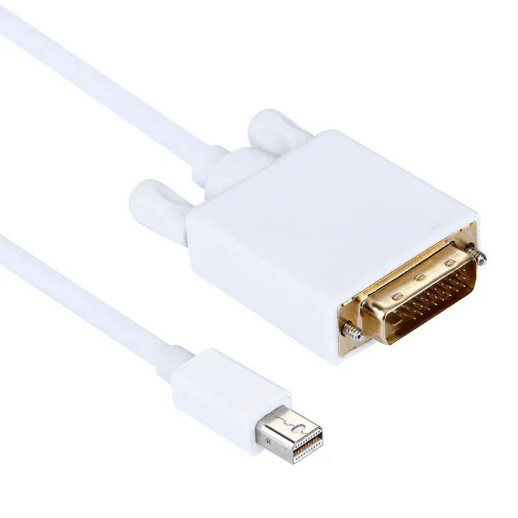 Cabo Adaptador Mini DisplayPort Macho para DVI Macho 1,8m