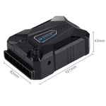 Base de arrefecimento silenciosa Ice Troll III para portátil gaming com ventoinha turbo de extração de ar e radiador de calor, com cabo USB apropriado