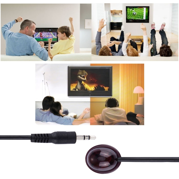 Cabo Extensor de Controle Remoto IR Infravermelho para TV HDMI de 1m com Receptor e Emissor, Adaptador de Fio 3,5mm (para S-PC-1247)