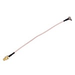 Cabo TS9 Macho para SMA Fêmea de 15cm, SMA Fêmea