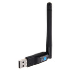 Adaptador Sem Fios USB 2 em 1 Bluetooth 4.0 + 150Mbps 2.4GHz WiFi com Antena Externa 2D1