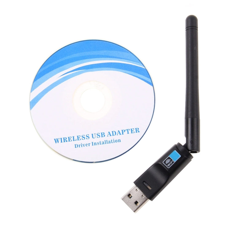 Adaptador Sem Fios USB 2 em 1 Bluetooth 4.0 + 150Mbps 2.4GHz WiFi com Antena Externa 2D1