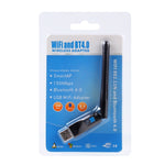 Adaptador Sem Fios USB 2 em 1 Bluetooth 4.0 + 150Mbps 2.4GHz WiFi com Antena Externa 2D1