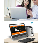 Adaptador Sem Fios USB 2 em 1 Bluetooth 4.0 + 150Mbps 2.4GHz WiFi com Antena Externa 2D1