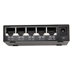 Comutador POE de 5 Portas 10/100Mbps IEEE802.3af Power Over Ethernet para Câmera IP, Telefone VoIP, Dispositivos AP, 5 Portas Preto