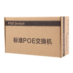 Comutador POE de 5 Portas 10/100Mbps IEEE802.3af Power Over Ethernet para Câmera IP, Telefone VoIP, Dispositivos AP, 5 Portas Preto