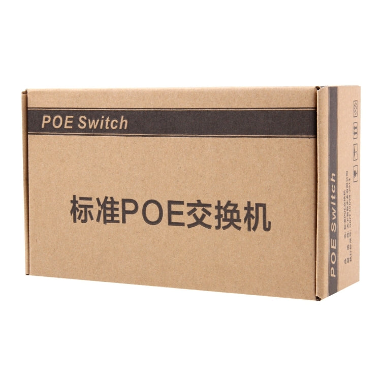 Comutador POE de 5 Portas 10/100Mbps IEEE802.3af Power Over Ethernet para Câmera IP, Telefone VoIP, Dispositivos AP, 5 Portas Preto