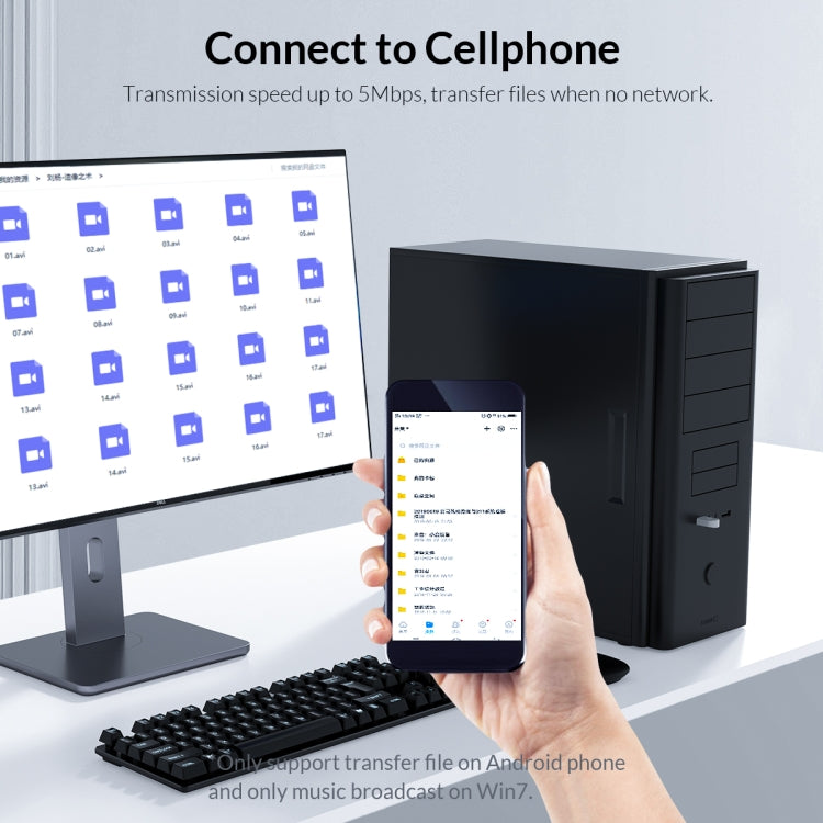 Adaptador Bluetooth 5.0 ORICO BTA-608, BTA-608