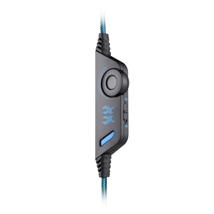 KOTION EACH G9000 Auscultadores para Jogos com Microfone de 3.5mm, Luz LED para Portátil / Tablet / Telemóveis, Comprimento do Cabo: Cerca de 2.2m, G9000