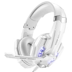 KOTION EACH G9000 Auscultadores para Jogos com Microfone de 3.5mm, Luz LED para Portátil / Tablet / Telemóveis, Comprimento do Cabo: Cerca de 2.2m, G9000