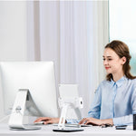 Base de Liga de Alumínio para Monitor de Computador iMac AP-5M com Suporte Giratório 360 Graus