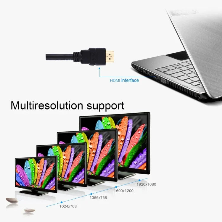 Cabo Adaptador HDMI Macho para DVI Fêmea 24+1, Comprimento: 30cm