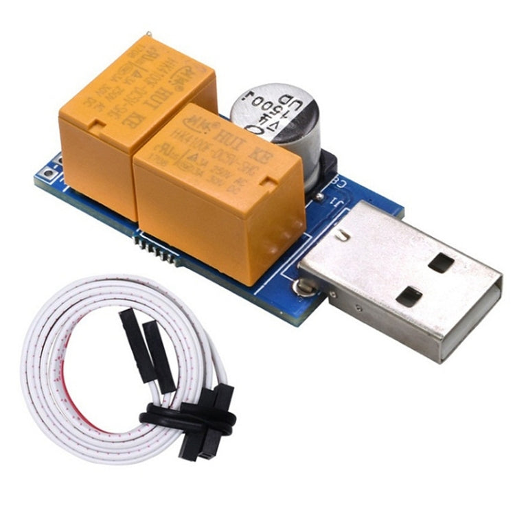 Cartão USB Watchdog com Duplo Relé para Reinício Automático Não Assistido em Caso de Ecrã Azul, Temporizador de Reinício para Servidor de Mineração 24H e Jogos