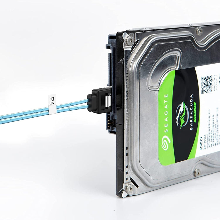 Cabo de Dados Mini SAS (SFF-8087) para 4 x SATA 7 Pinos Fêmea com Divisor Direto 6Gbps, Comprimento: 50cm, SFF-8087 (Comprimento: 50cm)