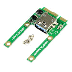 Placa de Expansão Mini PCI-E MPCIE para Adaptador de Interface USB 2.0 Riser Card