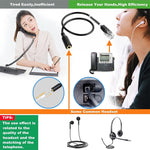 Cabo Adaptador Conversor de Jack 3,5mm para RJ9 para Auscultadores de PC / Telemóveis para Telefone de Escritório, Comprimento: 32cm