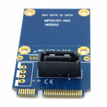 Adaptador de Expansão Mini SATA para SATA de 7 Pinos para Disco Rígido Mini PCI-E