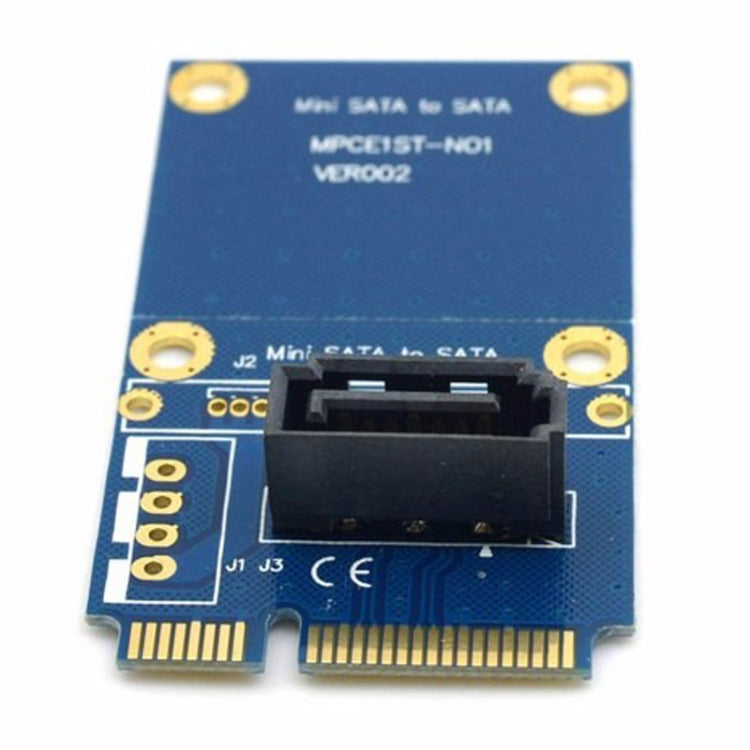 Adaptador de Expansão Mini SATA para SATA de 7 Pinos para Disco Rígido Mini PCI-E