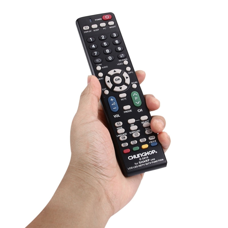 Comando Universal CHUNGHOP E-S915 para SHARP LED TV / LCD TV / HDTV / 3DTV, para TV SHARP