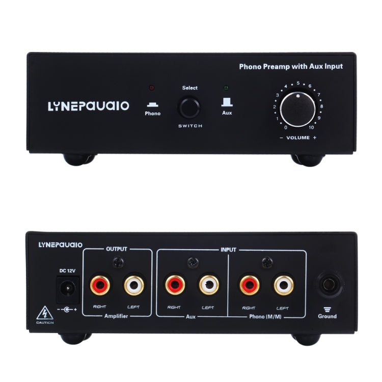 Amplificador de Sinal Pré-fonográfico para Telefone B855 LINEPAUDIO com Entrada Auxiliar e Controlo de Volume