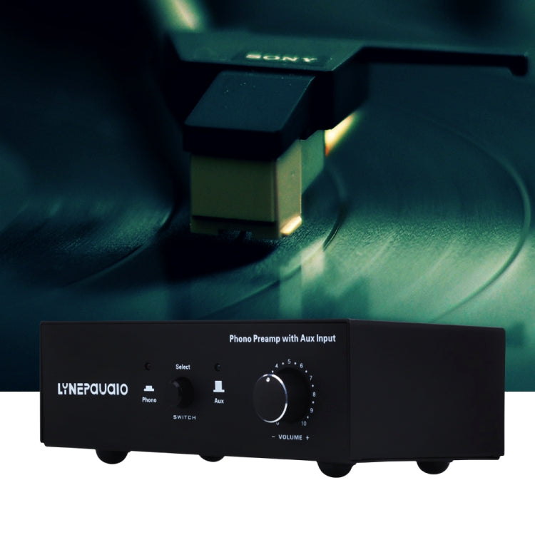 Amplificador de Sinal Pré-fonográfico para Telefone B855 LINEPAUDIO com Entrada Auxiliar e Controlo de Volume