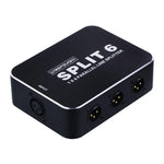 موزع أفقي متوازي 1 XLR B866، مدخل واحد و6 مخارج