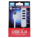 Hub USB 3.0 de 4 Portas com Alimentação Própria / Bus Power e Velocidade Super Rápida de 5Gbps, USB