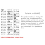 Comando Universal CHUNGHOP E-K906 para TV KONKA LED / LCD / HDTV / 3DTV, para TV KONKA