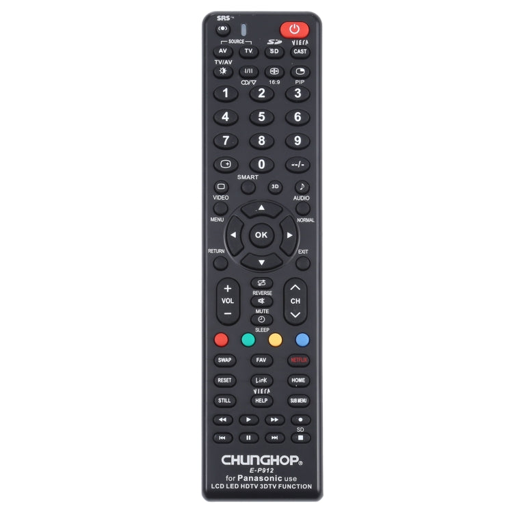 Comando Universal CHUNGHOP E-P912 para TV PANASONIC LED / LCD / HDTV / 3DTV, para TV PANASONIC