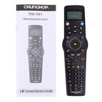 Comando Universal LCD CHUNGHOP RM-L991 com Função de Aprendizagem para TV VCR SAT CBL DVD CD A/C, RM-L991