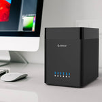 Caixa para Disco Rígido USB 3.0 ORICO DS500U3 de 3,5 polegadas com 5 Baias Tipo Magnético e Indicador LED Azul, USB 3.0