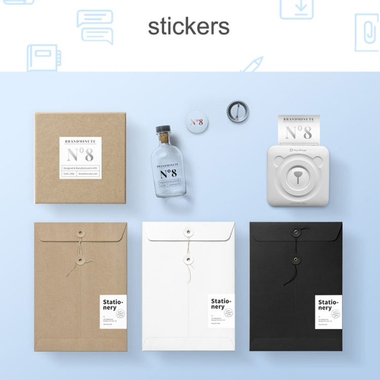 Impressora Térmica Portátil de Bolso Sem Tinta Peripage A6 Bluetooth, A6 Rosa, A6 Azul, A6 Branco
