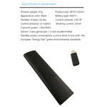 Comando Remoto Air Mouse Q5 2.4G RF 3D com Versão Universal de Voz e Design Escovado