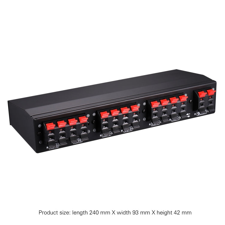 LINEPAUDIO B898 Altifalante Estéreo Seis Vias / Amplificador Comparador Interruptor Seletivo Bidirecional