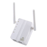 Extensor de Alcance Wireless-N 300Mbps Repetidor WiFi Amplificador de Sinal com 2 Antenas Externas, Ficha UE, 2 Antenas Externas (Branco), 2 Antenas Externas (Preto)