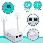 Extensor de Alcance Wireless-N 300Mbps Repetidor WiFi Amplificador de Sinal com 2 Antenas Externas, Ficha UE, 2 Antenas Externas (Branco), 2 Antenas Externas (Preto)