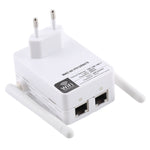 Extensor de Alcance Wireless-N 300Mbps Repetidor WiFi Amplificador de Sinal com 2 Antenas Externas, Ficha UE, 2 Antenas Externas (Branco), 2 Antenas Externas (Preto)