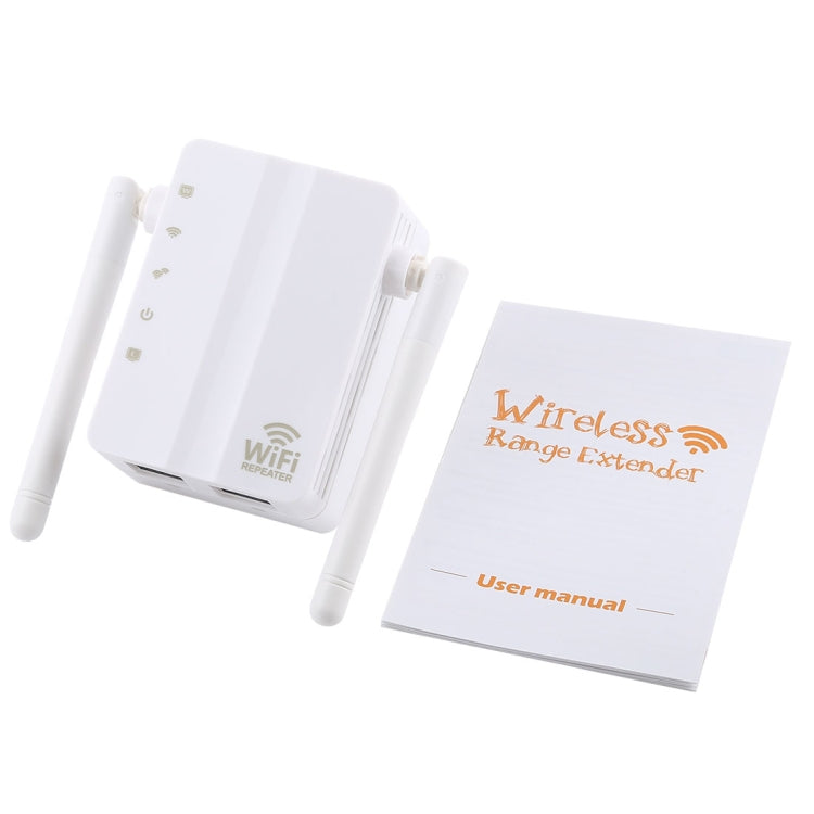Extensor de Alcance Wireless-N 300Mbps Repetidor WiFi Amplificador de Sinal com 2 Antenas Externas, Ficha UE, 2 Antenas Externas (Branco), 2 Antenas Externas (Preto)