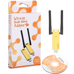 Adaptador WiFi USB 3.0 Banda Dupla AC1200Mbps 2.4GHz & 5GHz com 2 Antenas Externas, AC1200Mbps USB 3.0